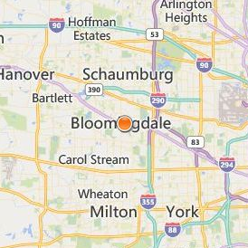 Pivot Point Academy Bloomingdale Location Map - City View