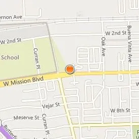 Pomona Unified School District Adult and Career Education Location Map - Street View