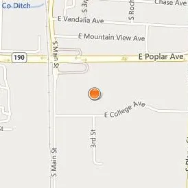Porterville College Location Map - Street View