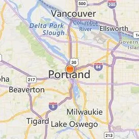 Portland Actors Conservatory Location Map - City View