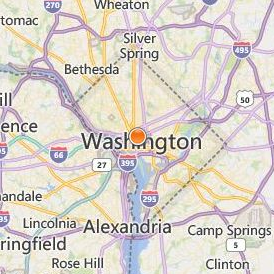 University of the Potomac Washington DC Location Map - City View
