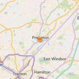 Princeton Theological Seminary Location Map - City View