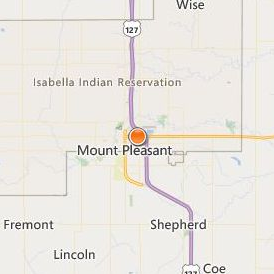 Protege Academy Mount Pleasant Location Map - City View