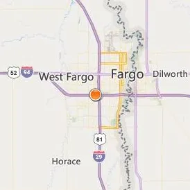 Rasmussen University North Dakota Location Map - City View
