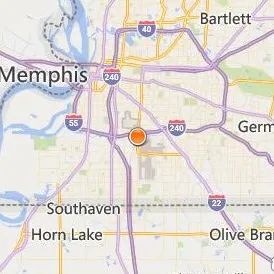 Remington College Memphis Location Map - City View