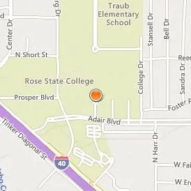 Rose State College Location Map - Street View