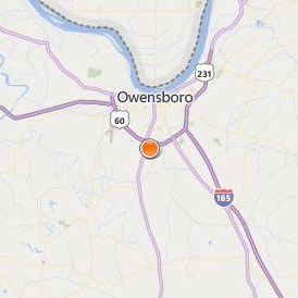 Ross Medical Education Center Owensboro Location Map - City View