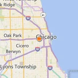 Rush University Location Map - City View