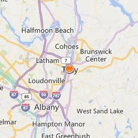 Russell Sage College Location Map - City View