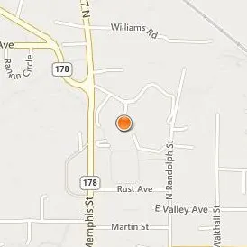 Rust College Location Map - Street View