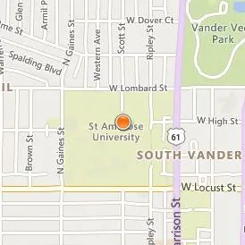 Saint Ambrose University Location Map - Street View