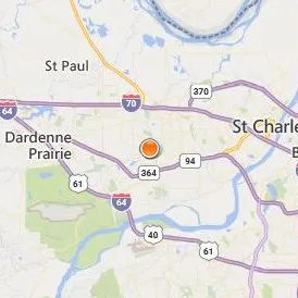 St Charles Community College Location Map - City View