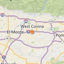Salon Success Academy West Covina Location Map - City View