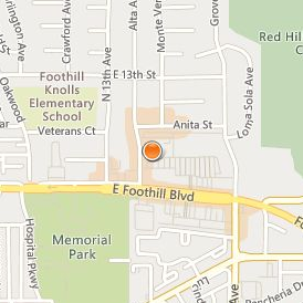 Salon Success Academy Upland Location Map - Street View