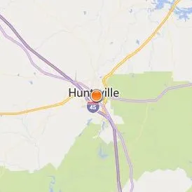 Sam Houston State University Location Map - City View