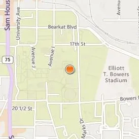 Sam Houston State University Location Map - Street View