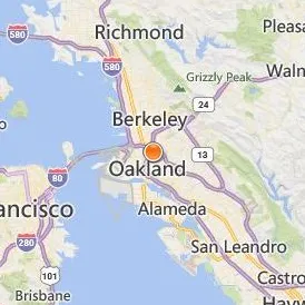 Samuel Merritt University Location Map - City View