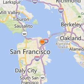The San Francisco Film School Location Map - City View