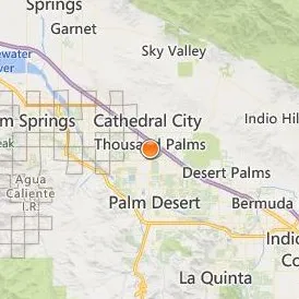 San Joaquin Valley College Rancho Mirage Location Map - City View
