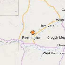 San Juan College Location Map - City View