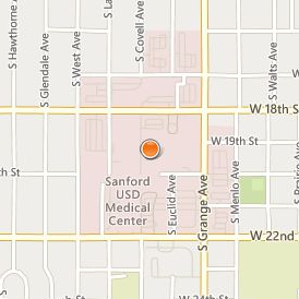 Sanford Medical Center Location Map - Street View