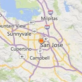 Santa Clara University Location Map - City View