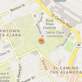 Santa Clara University Location Map - Street View