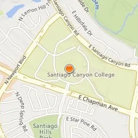 Santiago Canyon College Location Map - Street View