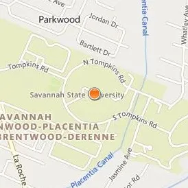 Savannah State University Location Map - Street View