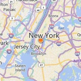 School of Visual Arts Location Map - City View