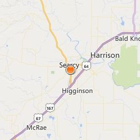 Searcy Beauty College Location Map - City View