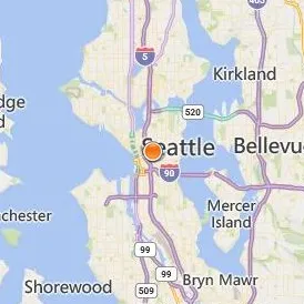 Seattle University Location Map - City View