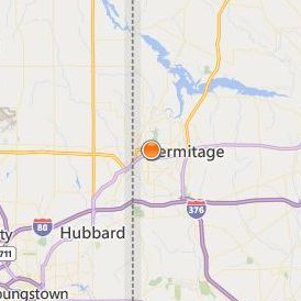 Sharon Regional Health System School of Nursing Location Map - City View
