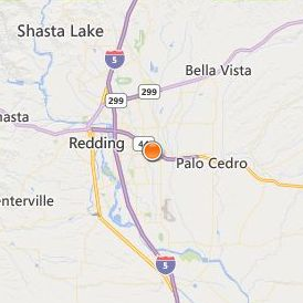 Shasta Bible College and Graduate School Location Map - City View