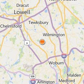 Shawsheen Valley Regional Vocational Technical School Location Map - City View