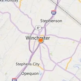 Shenandoah University Location Map - City View