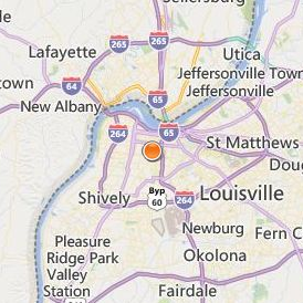 Simmons College of Kentucky Location Map - City View