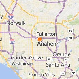 South Baylo University Location Map - City View