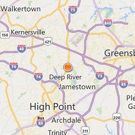 South University High Point Location Map - City View