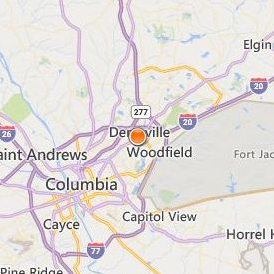 Southeastern Institute Columbia Location Map - City View