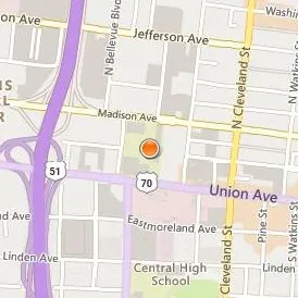 Southern College of Optometry Location Map - Street View