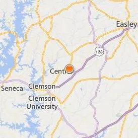 Southern Wesleyan University Location Map - City View
