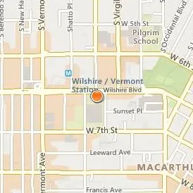 Southwestern Law School Location Map - Street View