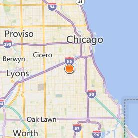 National Latino Education Institute Location Map - City View