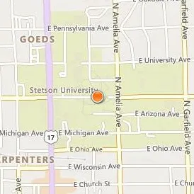 Stetson University Location Map - Street View