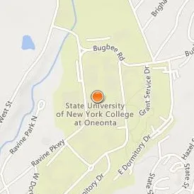 SUNY Oneonta Location Map - Street View