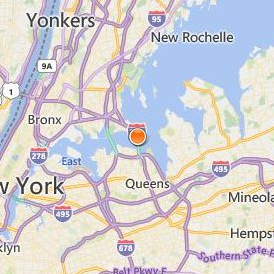 SUNY Maritime College Location Map - City View