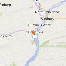 Susquehanna University Location Map - City View