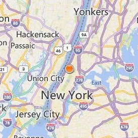 Teachers College at Columbia University Location Map - City View