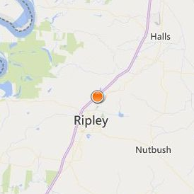 Tennessee College of Applied Technology Ripley Location Map - City View